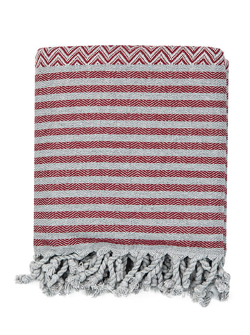 Ottoman Hamamtuch "Fenomen" in Bordeaux - (L)190 x (B)105 cm