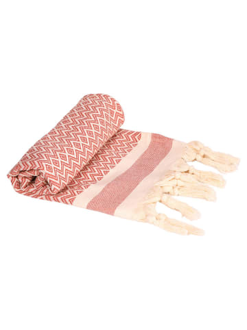 Ottoman 2er-Set: Geschirrtücher ''Hitit'' in Terrakotta - (L)100 x (B)45 cm