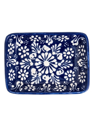 Ottoman Seifenschale "Oriental" in Dunkelblau - (L)13 x (B)9,5 x (H)6 cm