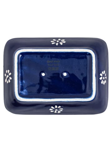 Ottoman Mydelniczka "Oriental" w kolorze granatowym -  13 x 9,5 x 6 cm