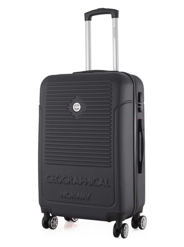 Geographical Norway 3tlg. Hardcase-Trolleyset "Sandiego" in Schwarz