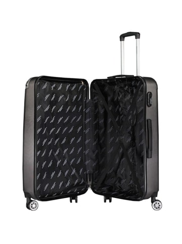 Geographical Norway 3tlg. Hardcase-Trolleyset "Softless" in Anthrazit