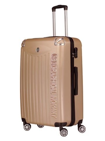 Geographical Norway 3tlg. Hardcase-Trolleyset "Softless" in Gold