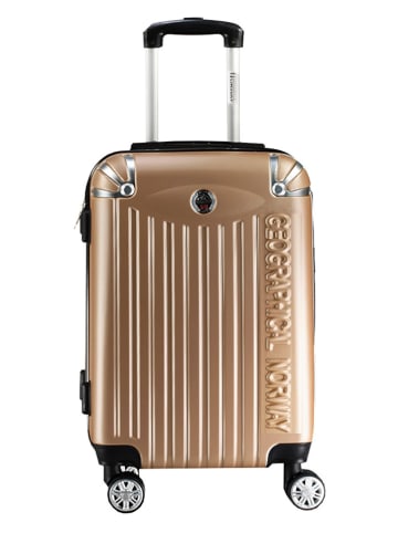 Geographical Norway 3tlg. Hardcase-Trolleyset "Softless" in Gold