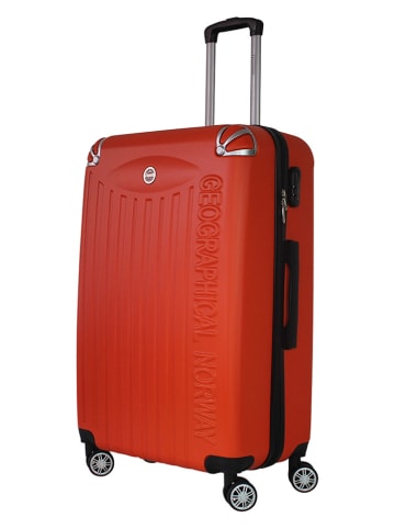 Geographical Norway 3-delige hardcase-trolleyset "Softless" oranje