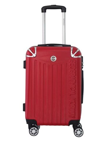 Geographical Norway 3-delige hardcase-trolleyset "Softless" rood