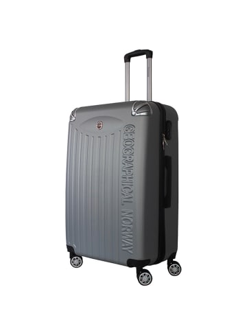 Geographical Norway 3tlg. Hardcase-Trolleyset "Softless" in Grau