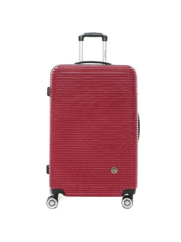 Geographical Norway 3-delige hardcase-trolleyset "Solomun" rood