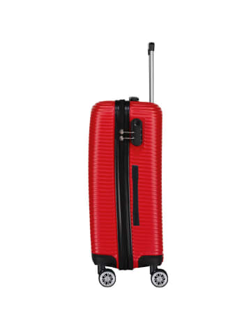 Geographical Norway 3-delige hardcase-trolleyset "Solomun" rood