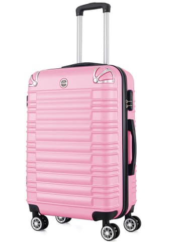Geographical Norway 3tlg. Hardcase-Trolleyset "Sourcing" in Rosa