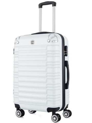 Geographical Norway 3tlg. Hardcase-Trolleyset "Sourcing" in Weiß