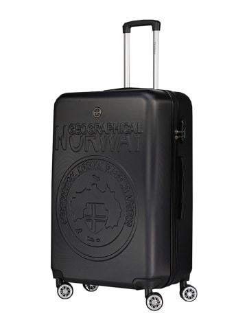 Geographical Norway 3-delige hardcase-trolleyset "Stanislaseo" zwart