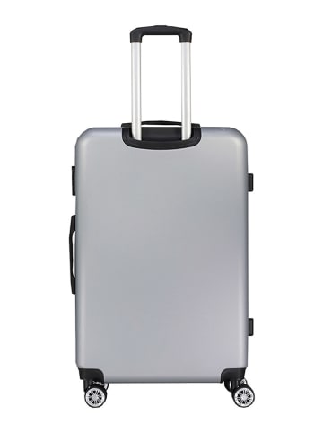 Geographical Norway 3tlg. Hardcase-Trolleyset "Stanislaseo" in Silber