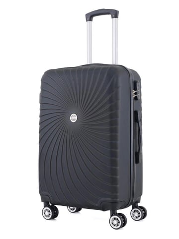 Geographical Norway 3tlg. Hardcase-Trolleyset "Sunlighteo" in Schwarz