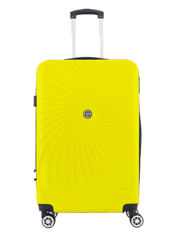 Geographical Norway 3-delige hardcase-trolleyset "Sunlighteo" geel