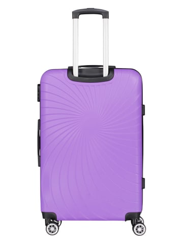 Geographical Norway 3-delige hardcase-trolleyset "Sunlighteo" paars