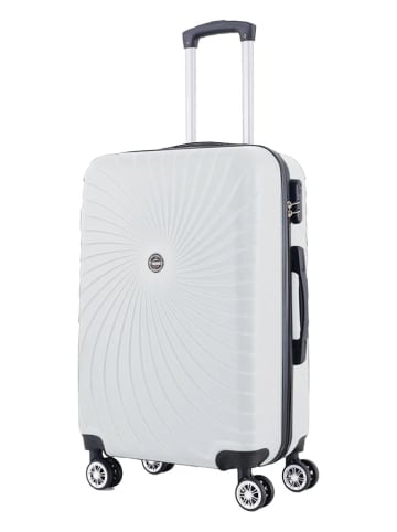 Geographical Norway 3-delige hardcase-trolleyset "Sunlighteo" wit