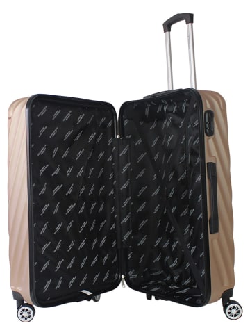 Geographical Norway 3-delige hardcase-trolleyset "Swap" beige