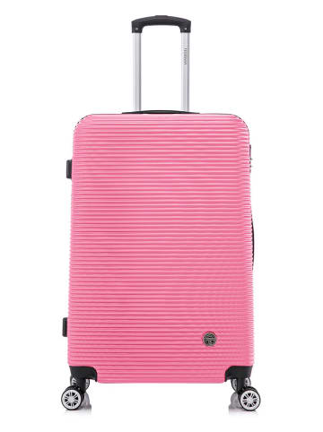 Geographical Norway 5tlg. Hardcase-Trolleyset "Solomun" in Rosa