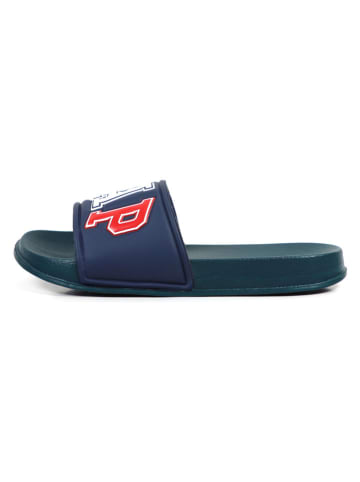 GAP Slippers "Austin" donkerblauw/groen