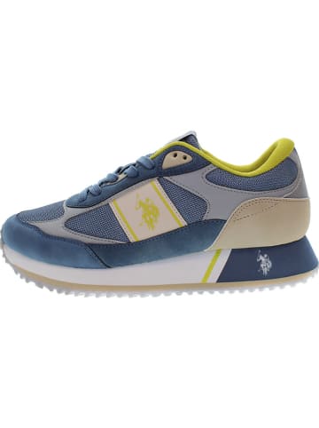 U.S. Polo Assn. Sneakers in Blau/ Beige