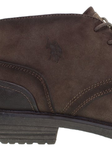 U.S. Polo Assn. Schnürschuhe in Braun