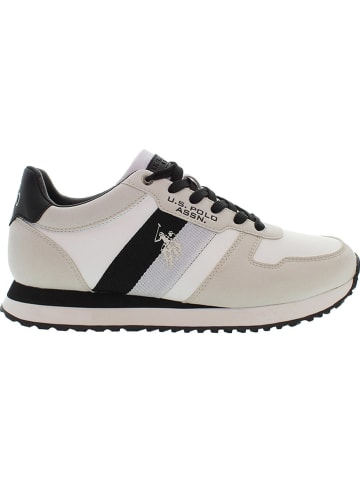 U.S. Polo Assn. Sneakers in Weiß/ Creme/ Schwarz