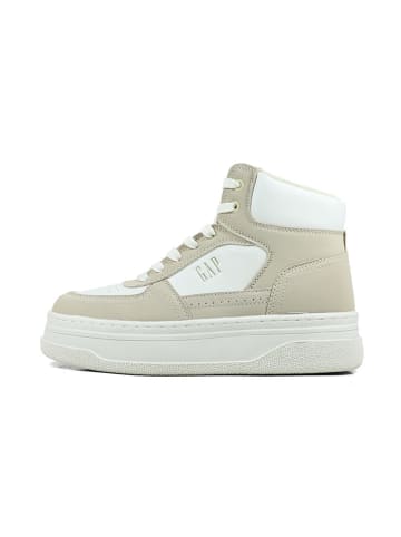 GAP Sneakers "Paradise Mid II Bsc" in Beige/ Weiß