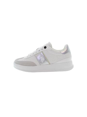 U.S. Polo Assn. Sneakers in Creme/ Silber