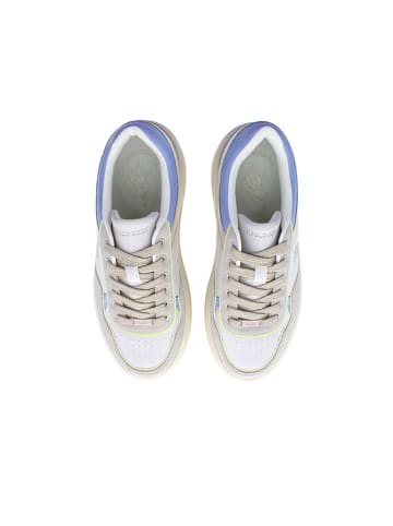 U.S. Polo Assn. Sneakersy w kolorze beżowym ze wzorem