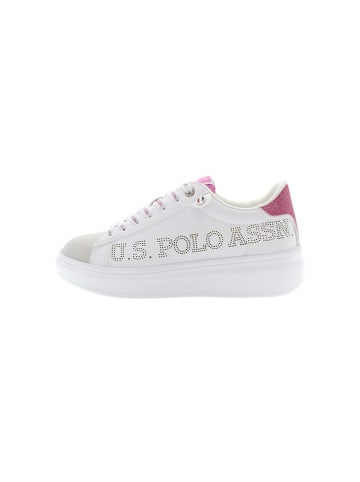 U.S. Polo Assn. Sneakers in Weiß/ Pink