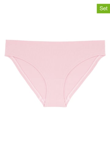 Dorina 3er-Set: Slips in Rosa/ Weiß