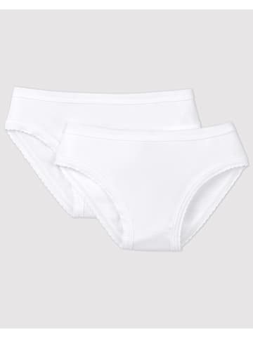 PETIT BATEAU Majtki (2 pary) w kolorze białym