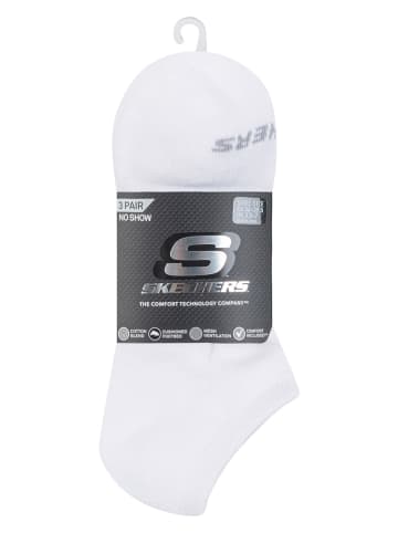 Skechers 3er-Set: Socken in Weiß