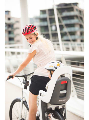 Hamax Fahrradsitz "Caress" in Grau/ Weiß/ Schwarz - ab 9 Monaten