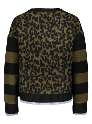 Scotch & Soda Trui zwart/kaki