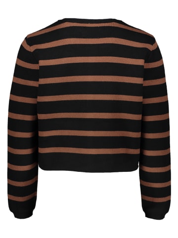 Scotch & Soda Vest zwart/lichtbruin