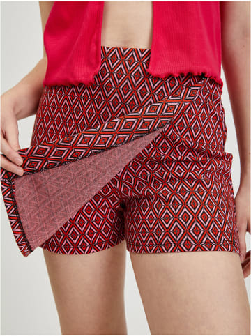 orsay Hosenrock in Rot/ Rosa/ Schwarz