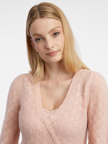 orsay Sweter w kolorze jasnoróżowym