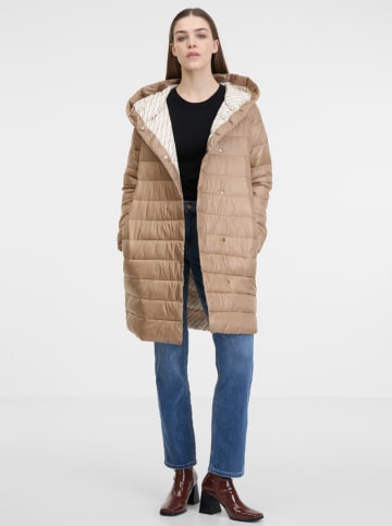 orsay Doorgestikte mantel lichtbruin