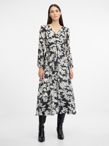 orsay Sukienka w kolorze czarno-kremowym