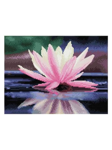 DIAMOND DOTZ Creativiteitsset "Diamond Painting Waterlelie" - vanaf 4 jaar