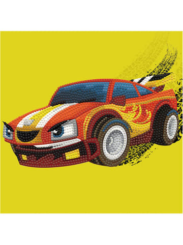 DIAMOND DOTZ Kreativset "Diamond Painting Rennauto" - ab 6 Jahren
