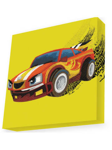 DIAMOND DOTZ Creativiteitsset "Diamond Painting Raceauto" - vanaf 6 jaar