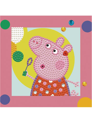 DIAMOND DOTZ Creativiteitsset "Diamond Painting Peppa Pig bellenblaas " - vanaf 6 jaar