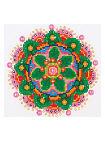 DIAMOND DOTZ Zestaw kreatywny "Diamond Painting Flowers Mandala" - 4+
