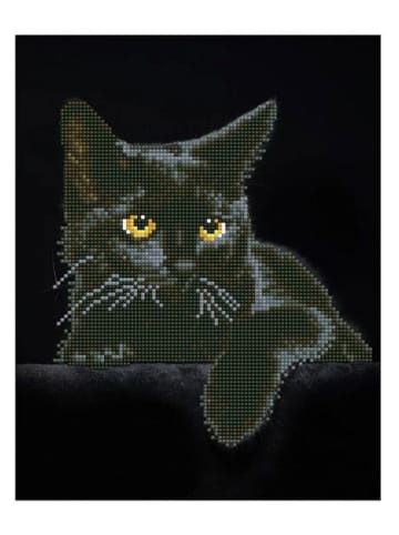 DIAMOND DOTZ Creativiteitsset "Diamond Painting Zwarte Kat" - vanaf 4 jaar