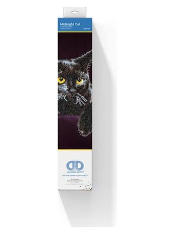 DIAMOND DOTZ Creativiteitsset "Diamond Painting Zwarte Kat" - vanaf 4 jaar