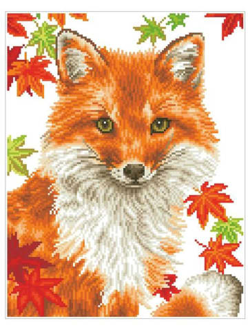 DIAMOND DOTZ Creativiteitsset "Diamond Painting Vos" - vanaf 12 jaar