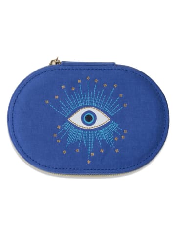 DESIGNWORKS INK ® Szkatułka "Starry Eyed" w kolorze niebieskim - 14,5 x 10 cm